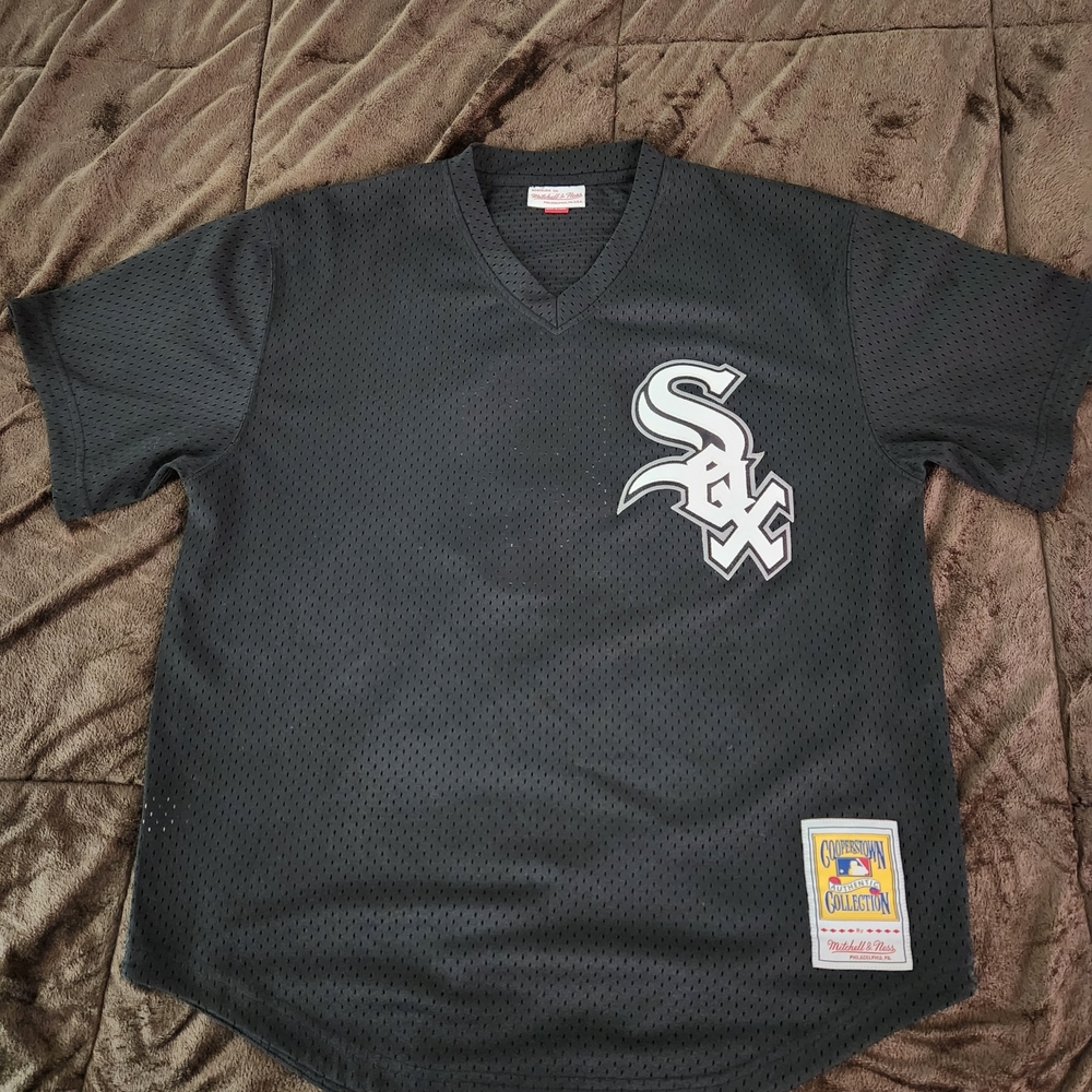 Mitchell & Ness Black Mesh Jersey